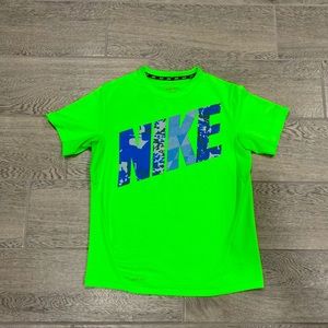 Neon Green Nike Dri-Fit T-shirt